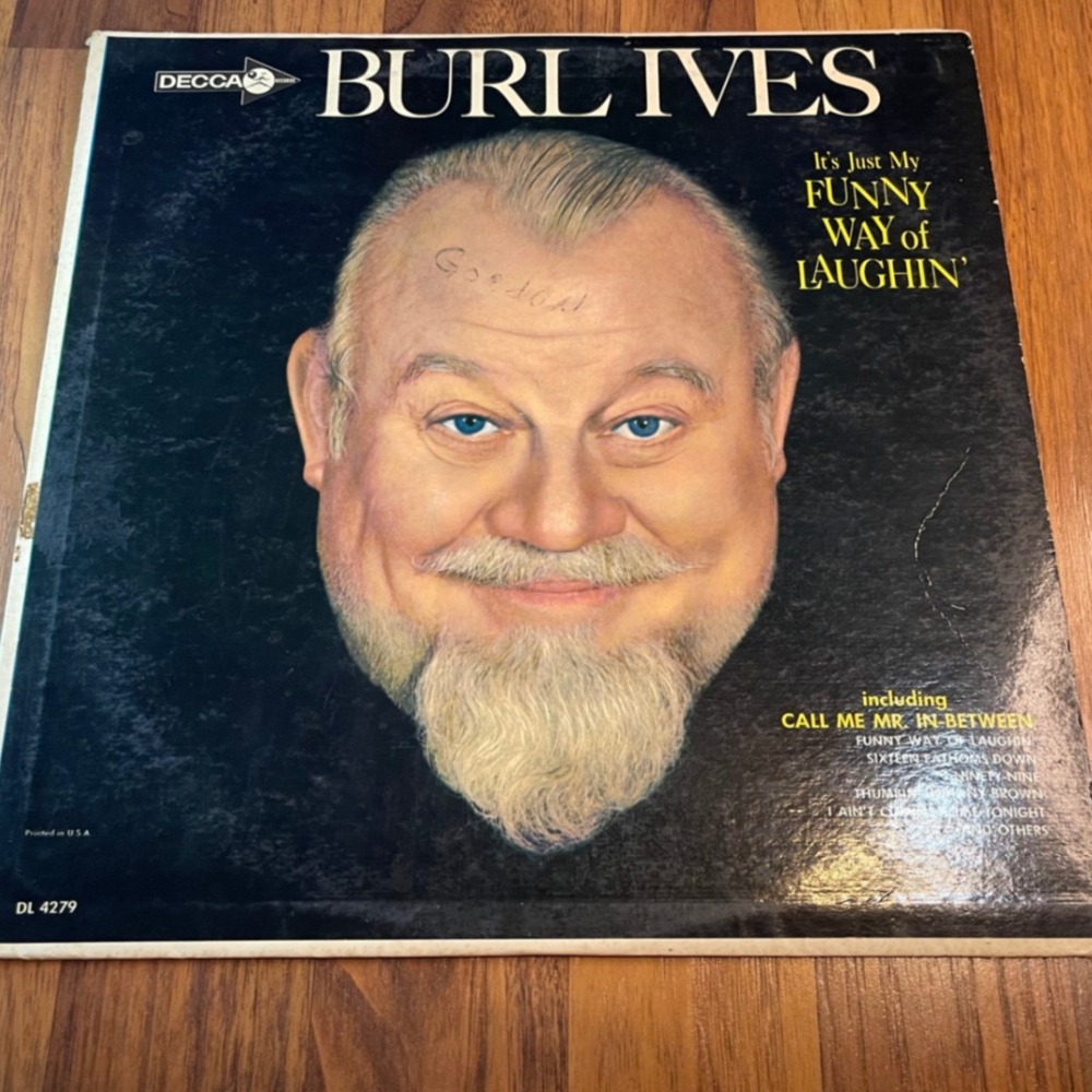 Burl Ives Funny Way of Laughin Vinyl LP Decca DL 4279 Folk Country 1962 Record